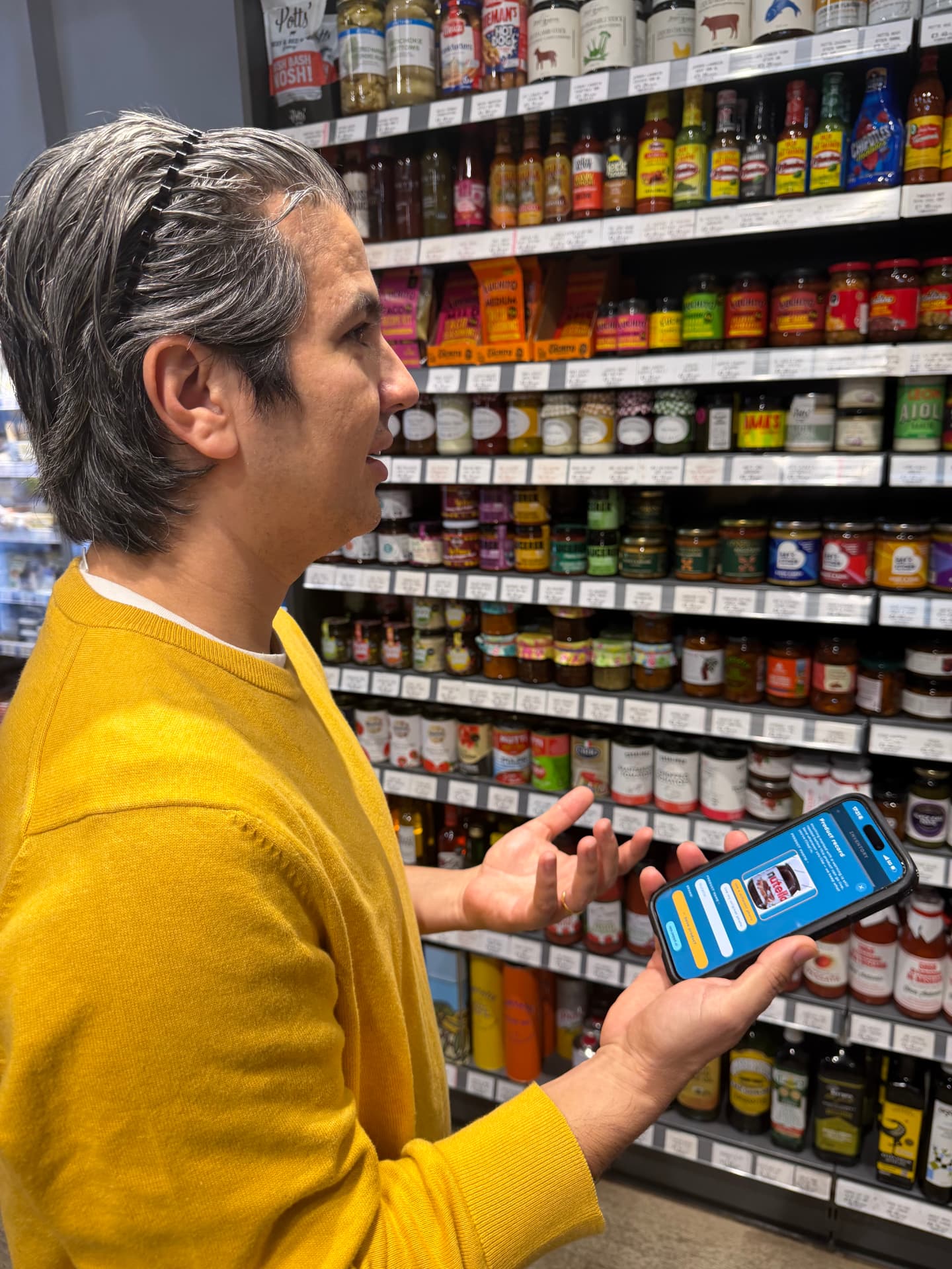 A customer browsing a clean, well-presented product page on their phone